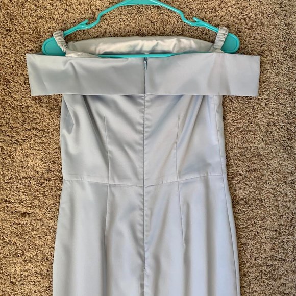 Chi Chi London Light Blue Mermaid Gown - Picture 5 of 6